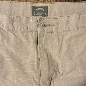 Riders by Lee Khaki Check Straight Leg Pants